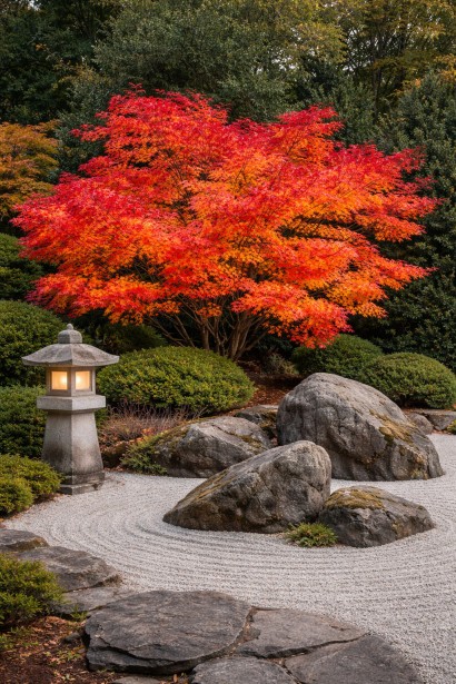 Клен Арктік Джейд в стилі дзен